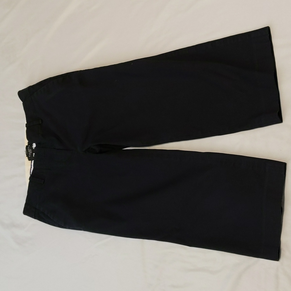 Talbots Chelsea Black Capri Pants Size 4P
